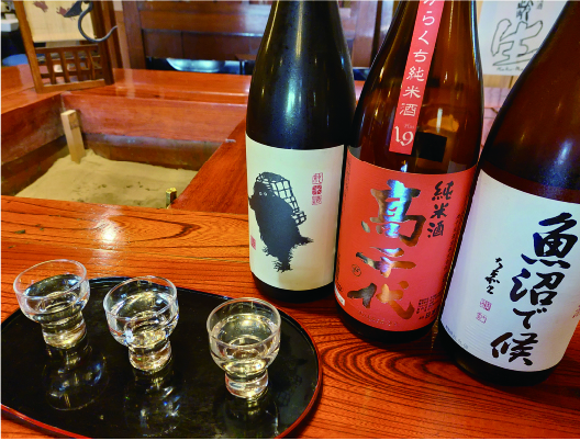 南魚沼三酒造の純米酒セット 八海酒造(魚沼で候) 高千代酒造(高千代純米酒)	青木酒造(雪男)