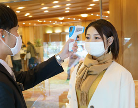 お客様の検温