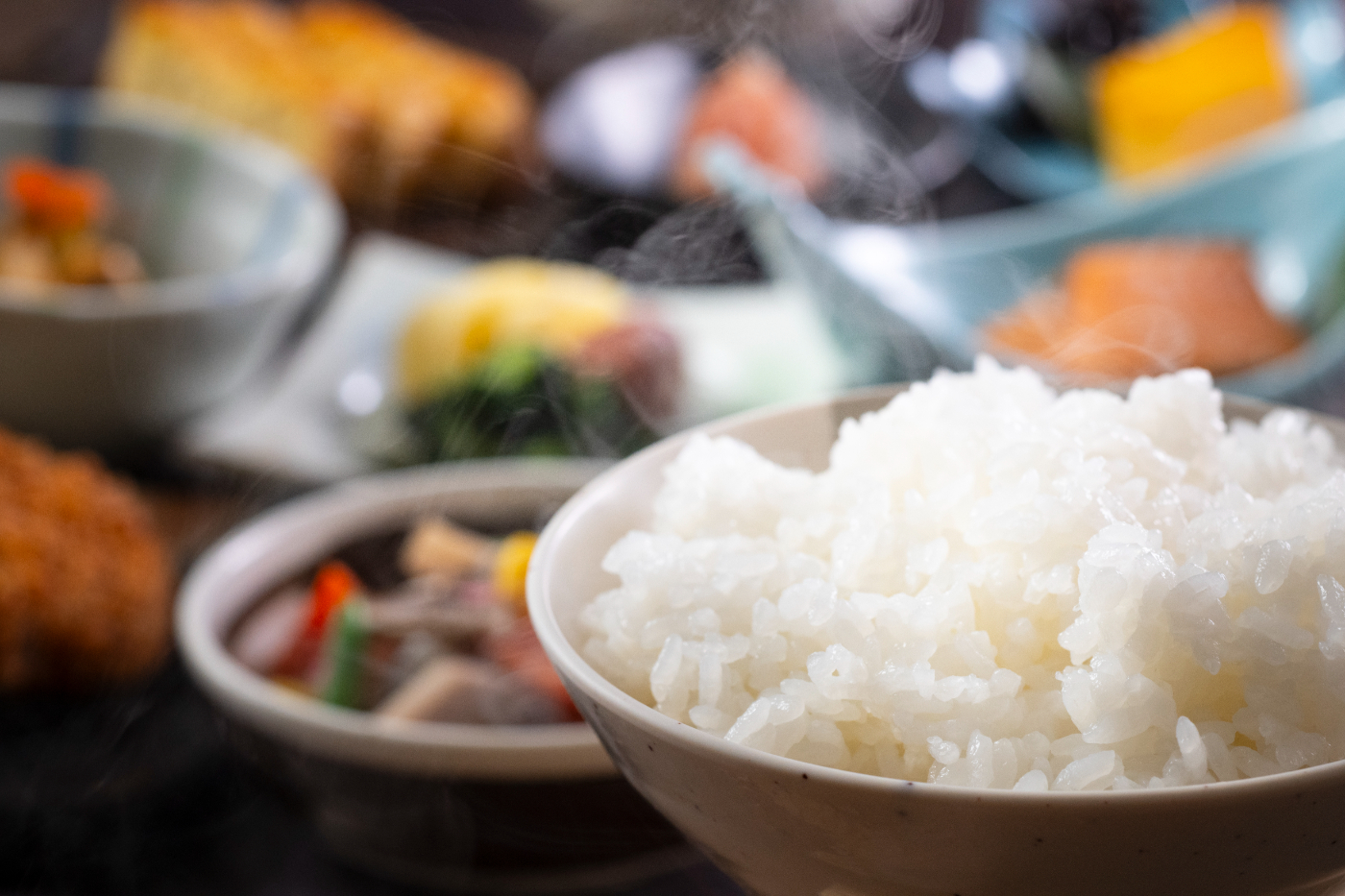 「新潟米の２種食べ比べ」朝食ビュッフェ