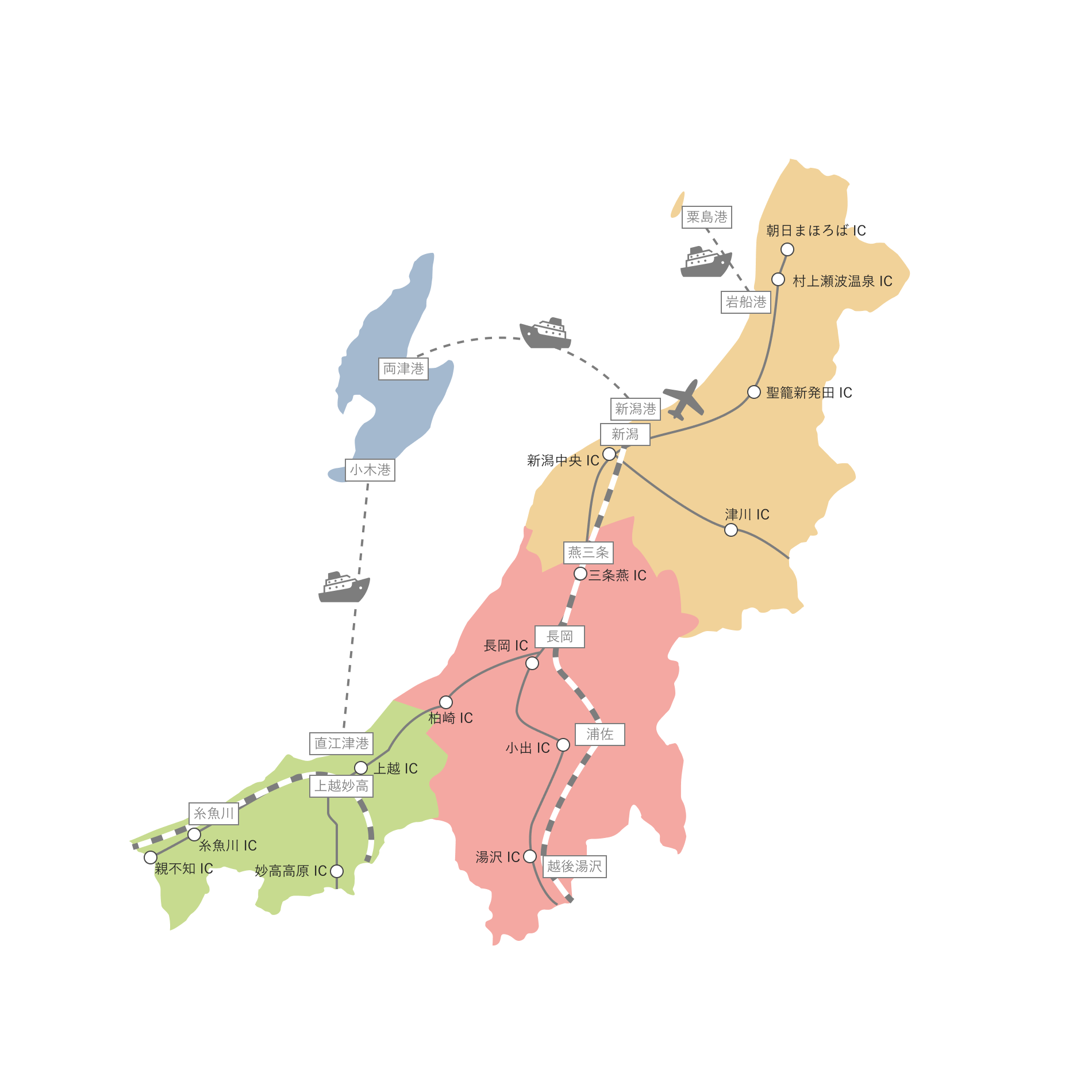 新潟県MAP